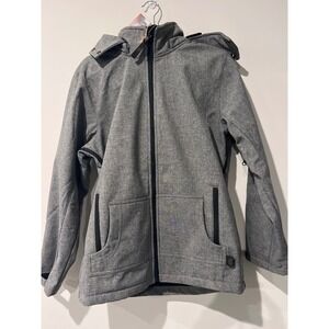 STS Ranchwear Ladies Barrier Jkt Lt Heather Softshell Hooded Jacket XXL NWT